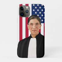 Ruth Bader Ginsburg American flagga