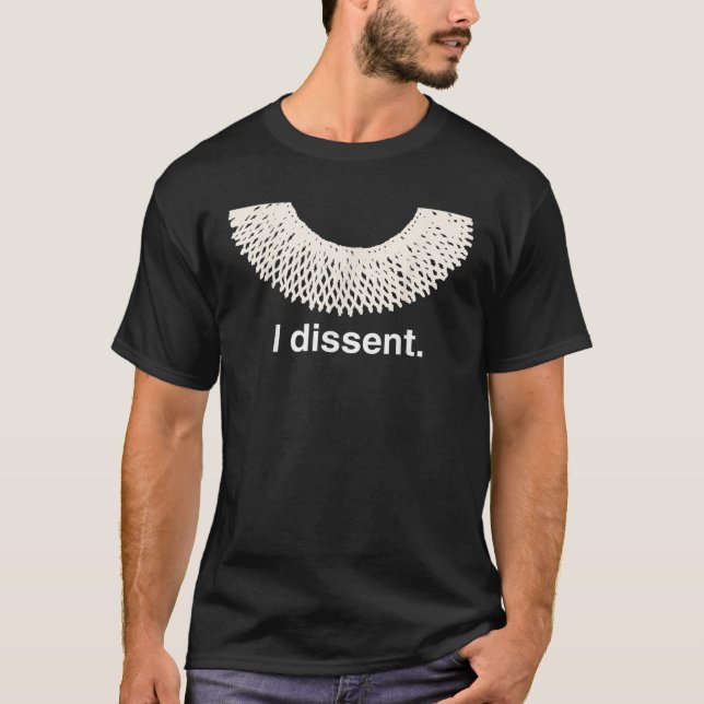 Ruth Bader Ginsburg avvisade Collar T Shirt RBG Co (Framsida)