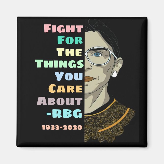 Ruth Bader Ginsburg-citat Magnet (Framsidan)