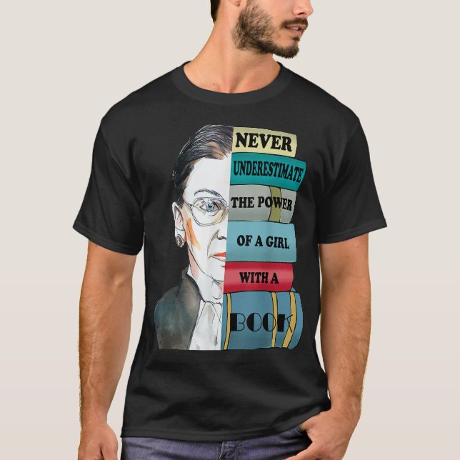 Ruth Bader Ginsburg Costume Top Liberal Feminists  T Shirt (Framsida)