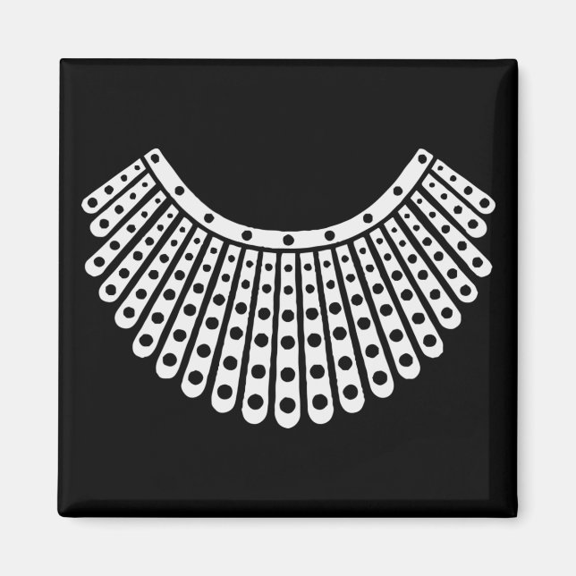 Ruth Bader Ginsburg, Dissent collar RBG Magnet (Framsidan)