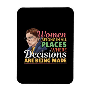 Ruth Bader Ginsburg Feminist Jurist Domare Magnet