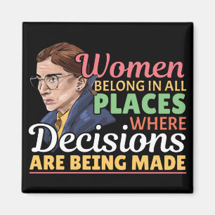 Ruth Bader Ginsburg Feminist Jurist Domare Magnet