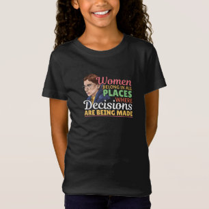 Ruth Bader Ginsburg Feminist Jurist Domare T Shirt