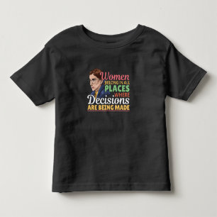 Ruth Bader Ginsburg Feminist Jurist Domare T Shirt