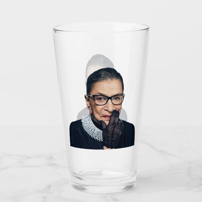 Ruth Bader Ginsburg Glaskopp (Framsida)
