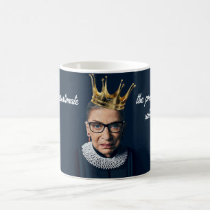 Ruth Bader Ginsburg Guld Krona Kaffemugg