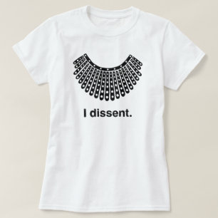 Ruth Bader Ginsburg I avvisade RBG Collar T-Shirt