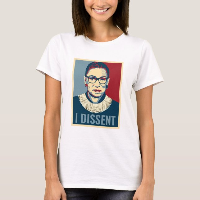 Ruth Bader Ginsburg I avvisar popkonst-Dam T Shirt (Framsida)