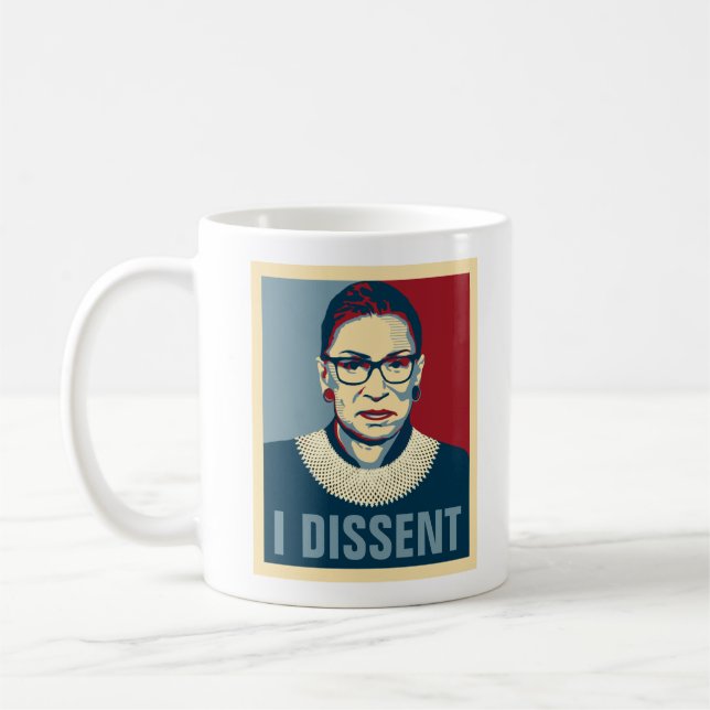Ruth Bader Ginsburg I avvisar popup-konst Kaffemugg (Vänster)