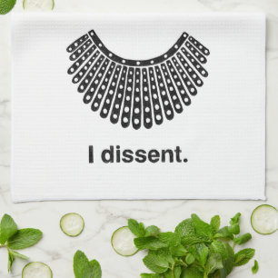 Ruth Bader Ginsburg I avvisar RBG Collar Kökshandduk