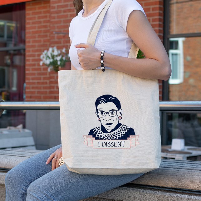 Ruth Bader Ginsburg "I Dissent" Tygkasse (Skapare uppladdad)