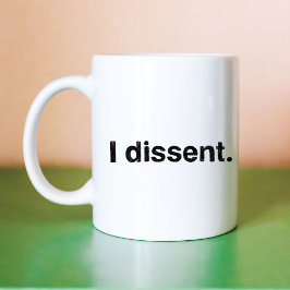 Ruth Bader Ginsburg Jag protesterar RBG Kaffemugg