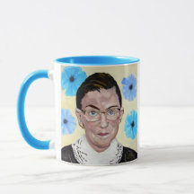 Ruth Bader Ginsburg kaffemugg beryktad RBG