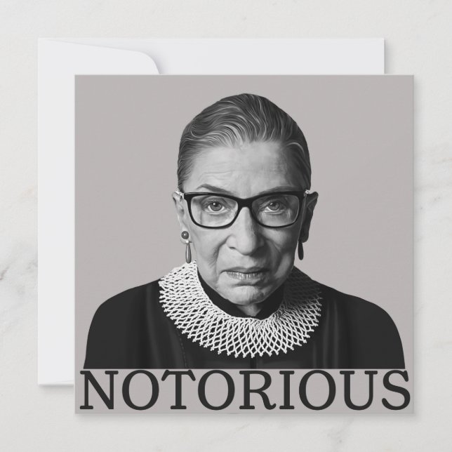 Ruth Bader Ginsburg Kort (Framsida)