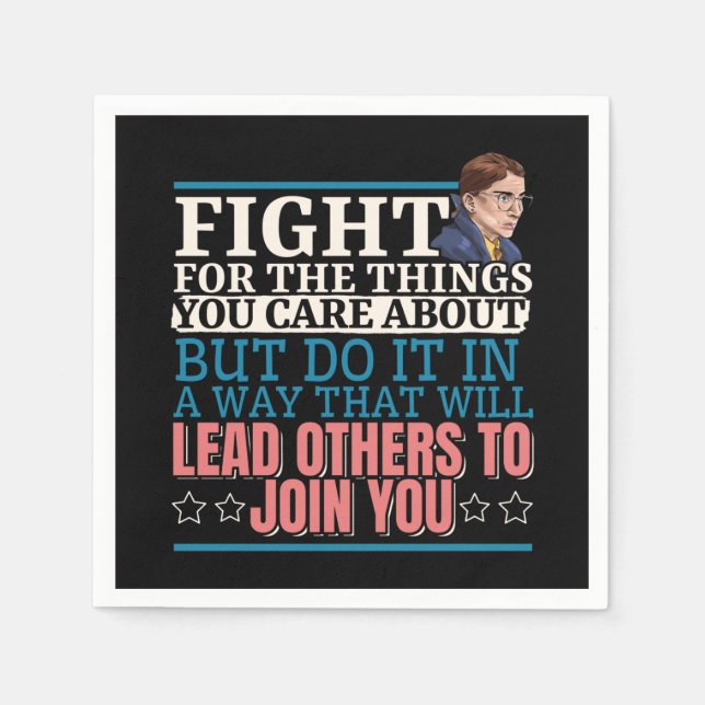 Ruth Bader Ginsburg Lead other att Gå med dig Pappersservett (Framsidan)