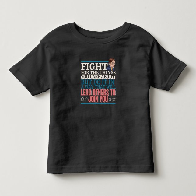 Ruth Bader Ginsburg Leda Andra att Gå Med Dig T Shirt (Framsida)