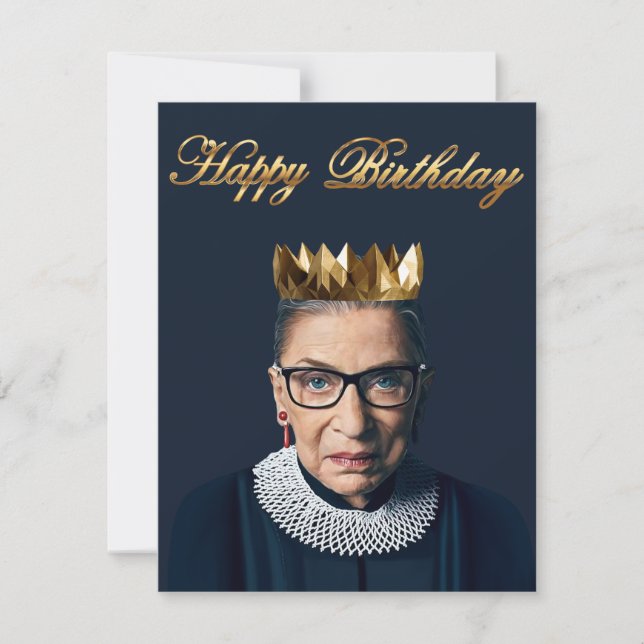Ruth Bader Ginsburg med guldkrona   (Framsida)