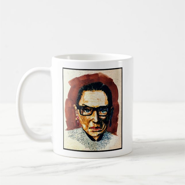 Ruth Bader Ginsburg Mugg med citat (Vänster)