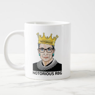 Ruth Bader Ginsburg Mugg, Notorious RBG Jumbo Mugg