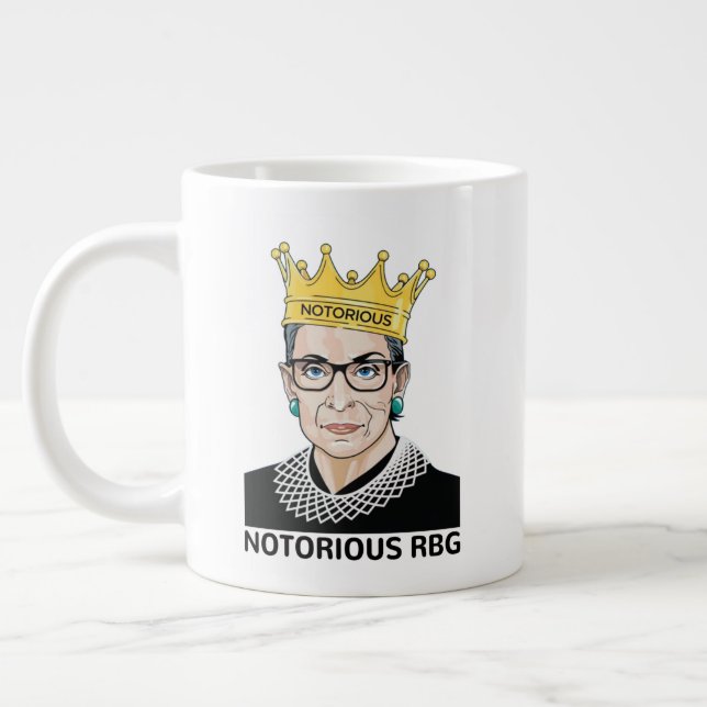 Ruth Bader Ginsburg Mugg, Notorious RBG Jumbo Mugg (Vänster)