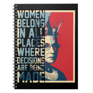 Ruth Bader Ginsburg - Notorious RBG Anteckningsbok