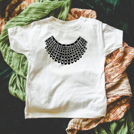Ruth Bader Ginsburg Notorious RBG Collar Kids T Shirt