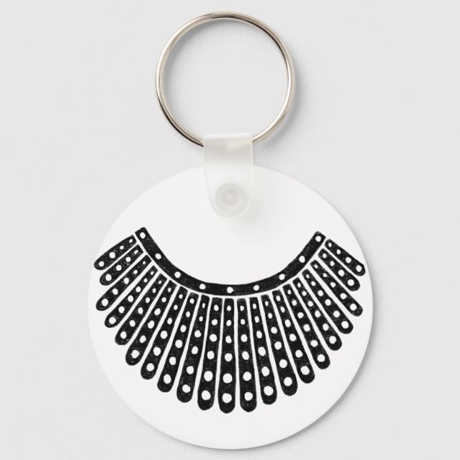 Ruth Bader Ginsburg Notorious RBG Collar Nyckelring (Framsida)