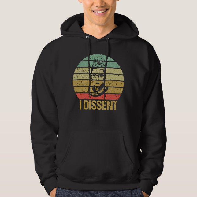Ruth Bader Ginsburg, notorious RBG, jag avvisar Hoodie (Framsida)