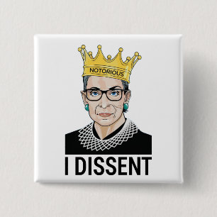 Ruth Bader Ginsburg, notorious RBG, jag avvisar Knapp