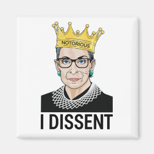 Ruth Bader Ginsburg, notorious RBG, jag avvisar Magnet