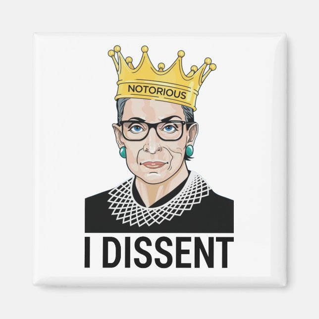 Ruth Bader Ginsburg, notorious RBG, jag avvisar Magnet (Framsidan)