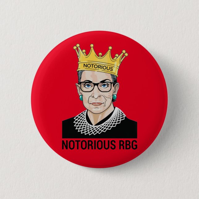 Ruth Bader Ginsburg - Notorious RBG Knapp (Framsida)
