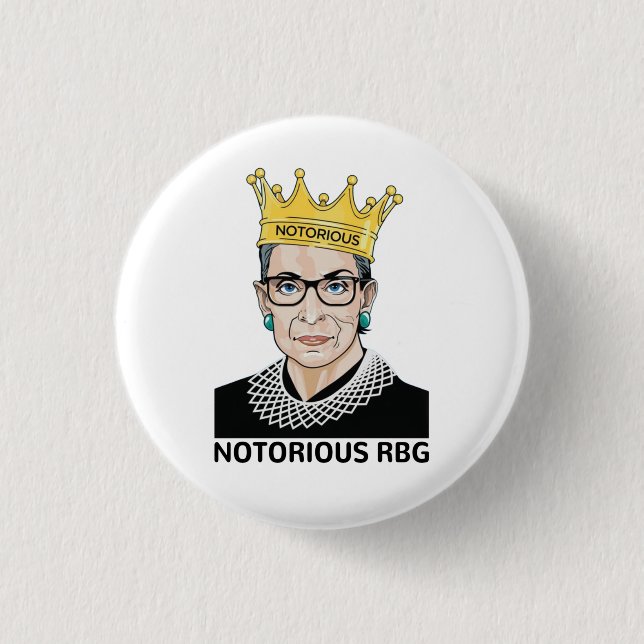 Ruth Bader Ginsburg - Notorious RBG Knapp (Framsida)