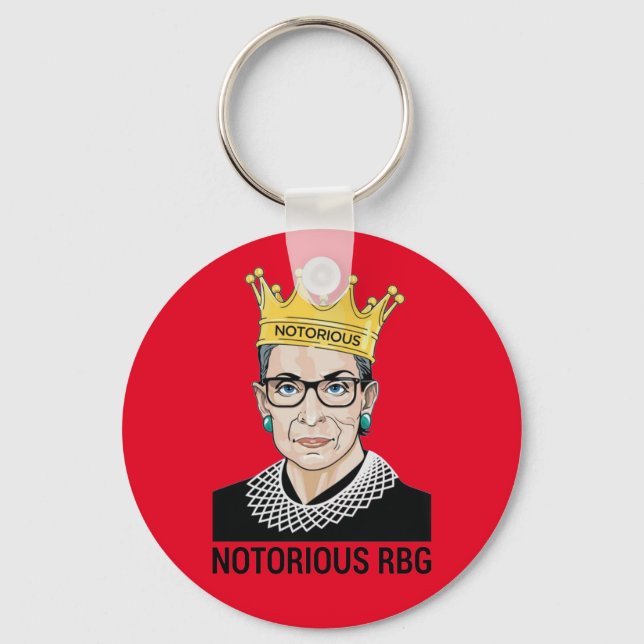 Ruth Bader Ginsburg - Notorious RBG Nyckelring (Framsida)