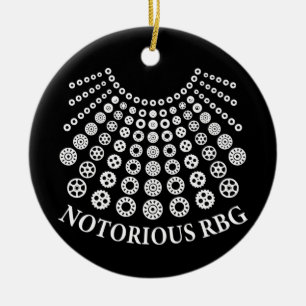 Ruth Bader Ginsburg, NOTORIUS RBG-kollaretten Julgransprydnad Keramik