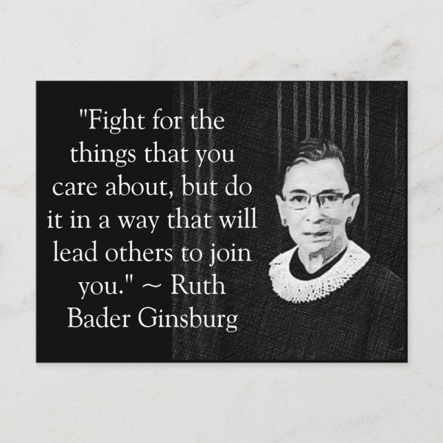 Ruth Bader Ginsburg-offerten för... Vykort (Framsida)