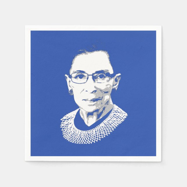 RUTH BADER GINSBURG PAPPERSSERVETT (Framsidan)