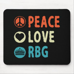 Ruth Bader Ginsburg Peace Kärlek RBG Musmatta
