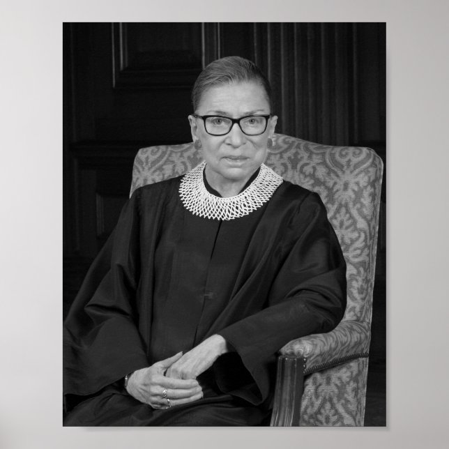 Ruth Bader Ginsburg Porträtt - 2016 Poster (Framsidan)