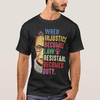 Ruth Bader Ginsburg Pro väljer mitt kropp mitt val T Shirt