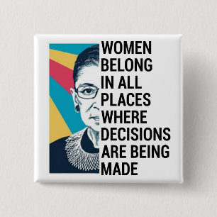Ruth Bader Ginsburg Quote, SCOTUS, Notorious RBG Knapp