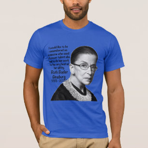 Ruth Bader Ginsburg RBG Death Memorial Honote T Shirt