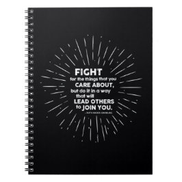 Ruth Bader Ginsburg RBG Fight Notebook Anteckningsbok