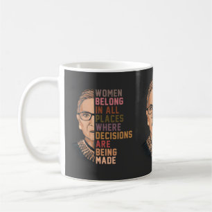 Ruth Bader Ginsburg RBG Kaffemugg