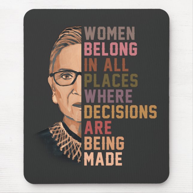 Ruth Bader Ginsburg RBG Musmatta (Framsidan)