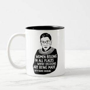 Ruth Bader Ginsburg RBG Två-Tonad Mugg