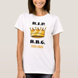 Ruth Bader Ginsburg RBG vilar i fred T Shirt
