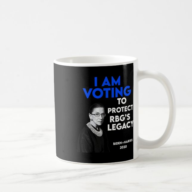Ruth Bader Ginsburg&#''s Legacy Vote Biden 2020 Kaffemugg (Höger)