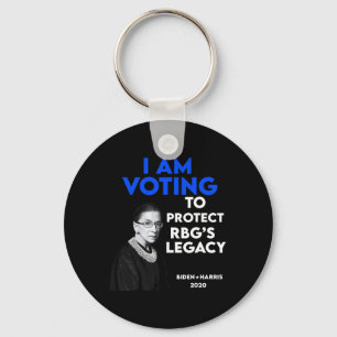 Ruth Bader Ginsburg&#''s Legacy Vote Biden 2020 Nyckelring